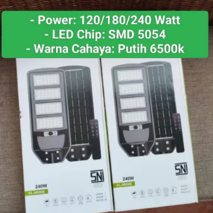 Vacolux Lampu jalan solar PJU led all in one tenaga surya 120W 180W 240W