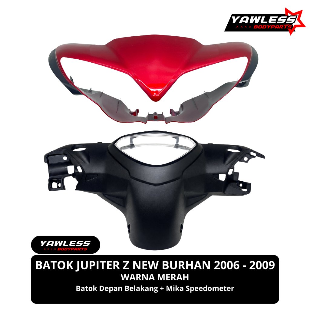 Batok Jupiter Z burhan warna Merah + Mika Speedometer Jupiter Z Burhan