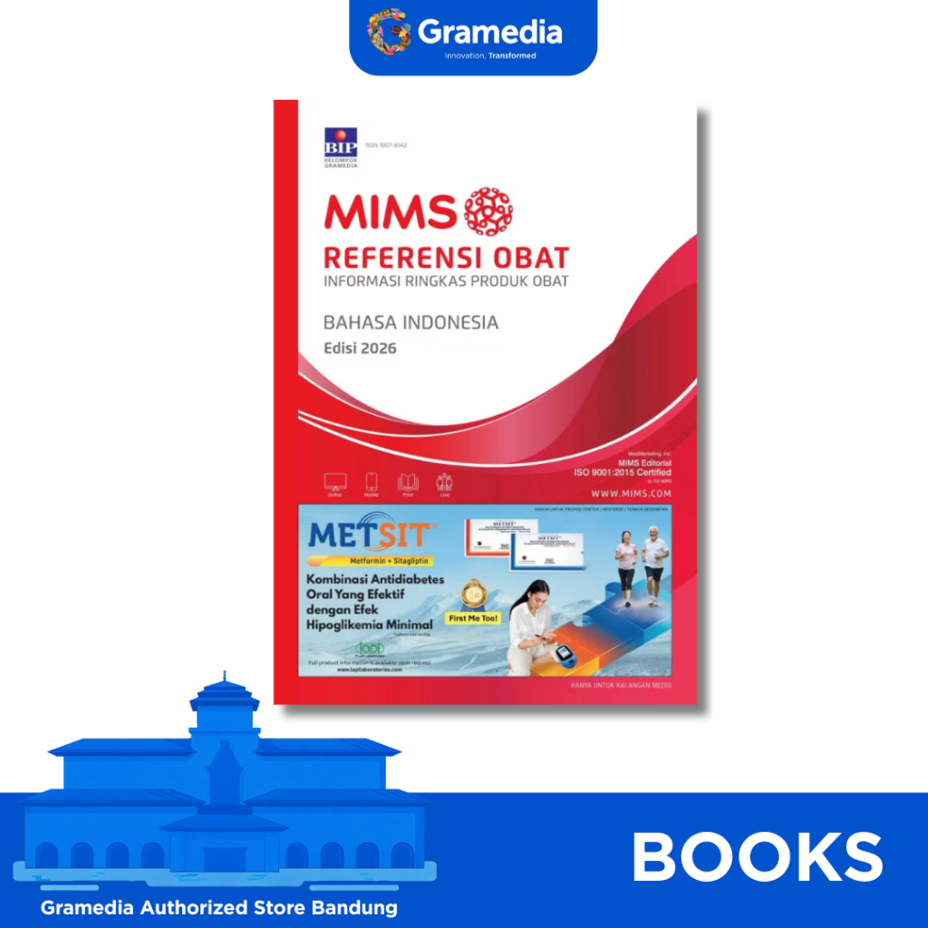 Gramedia Bandung - MIMS Referensi Obat Bahasa Indonesia Edisi 2026
