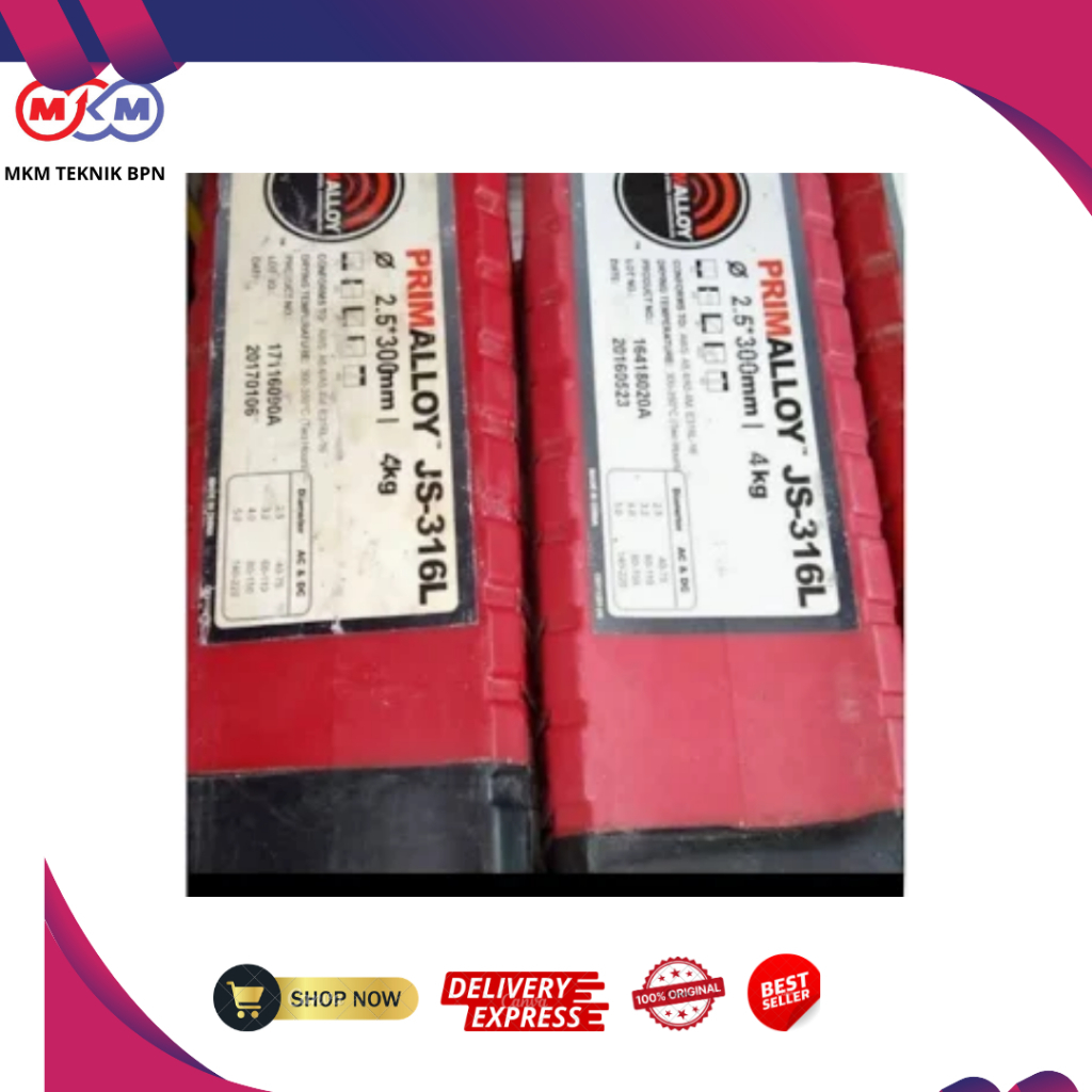 LINKOLIN KAWAT LAS PRIMALLOY JS-316L