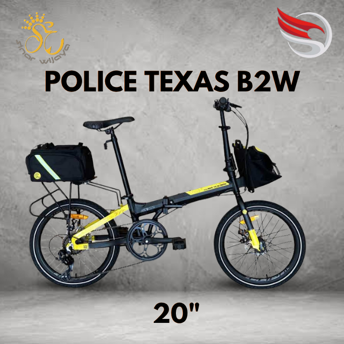 Sepeda Lipat Element POLICE TEXAS B2W 20 inch