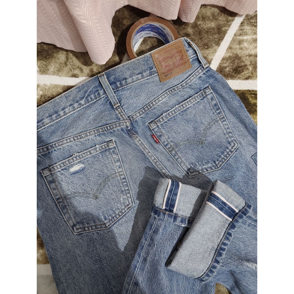 Celana levis 501 CT selvedge