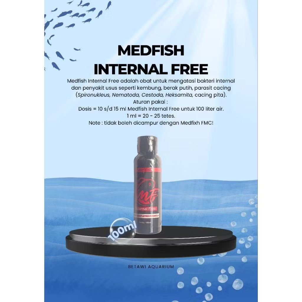 Obat Ikan Medfish Internal Free 100 ml