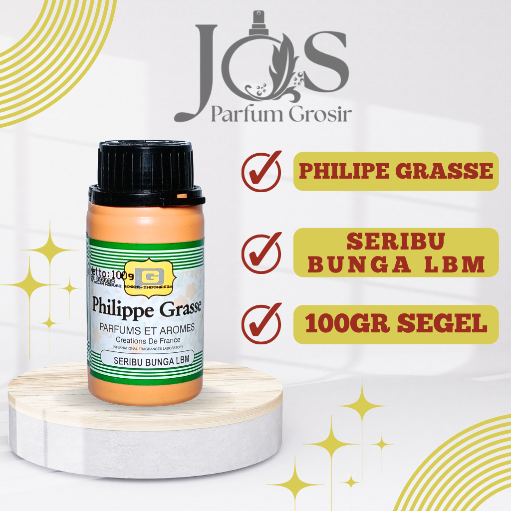 ( 100GRAM SEGEL ) SERIBU BUNGA LBM ~ 1000 BUNGA LBM ~ BY PHILIPPE GRASSE / LABOR KEMASAN SEGEL PABRI