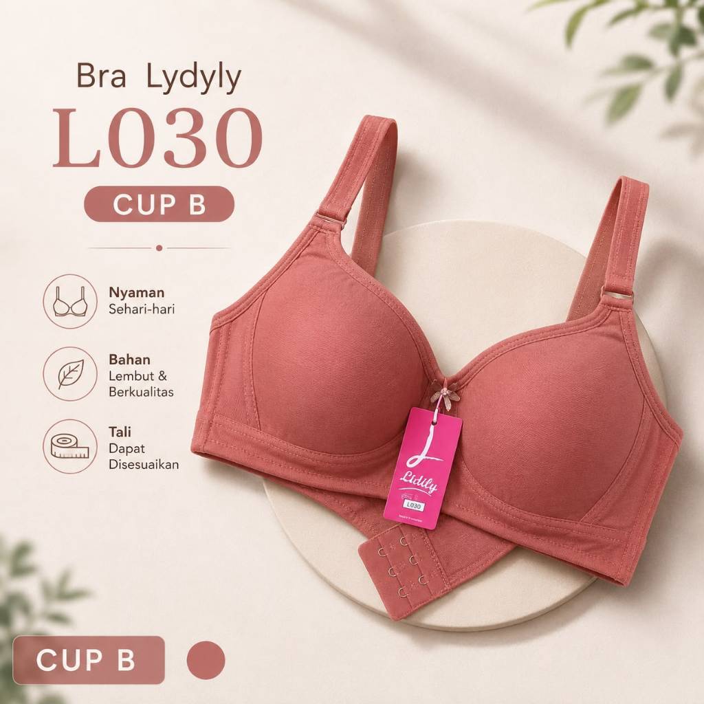 Bh Lydyly L030 Big Cup | Bra Big Cup Tanpa Busa Tanpa Kawat Kait 3 | Bra Lydyly 030