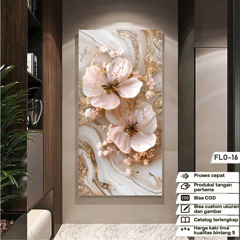CETAK Wallpaper Stiker Bunga 3d, Wallpaper Dinding Bunga Mawar Terlaris, Wallpaper 3d murah