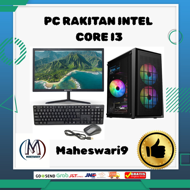 PC RAKITAN CORE I3 9100 GEN 9 FULL SETT