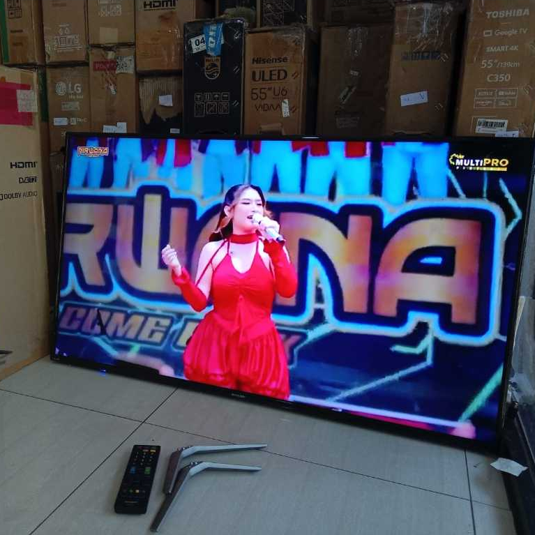 TV LED 45INC DIGITAL SHARP, SUDAH TANPA STB. SIAP PAKAI, KONDISI BEKAS MSH SEGEL 417LA