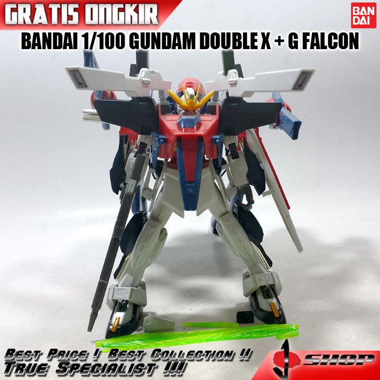 BANDAI 1/100 GUNDAM DOUBLE X + G FALCON 1/100463
