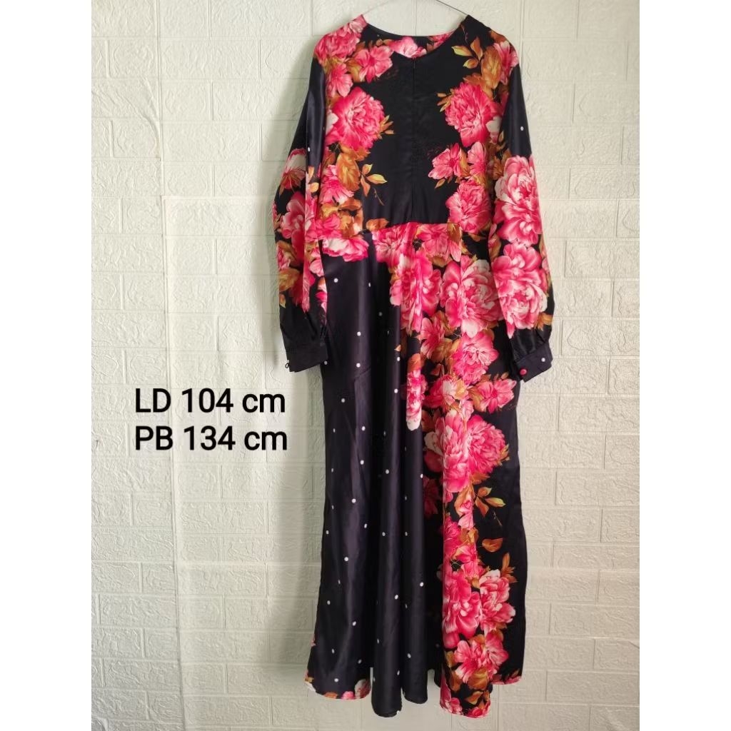 Gamis satin preloved