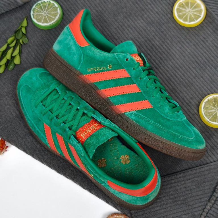 Adidas Spezial ST Patrick Day Green Orange Original - BD7620