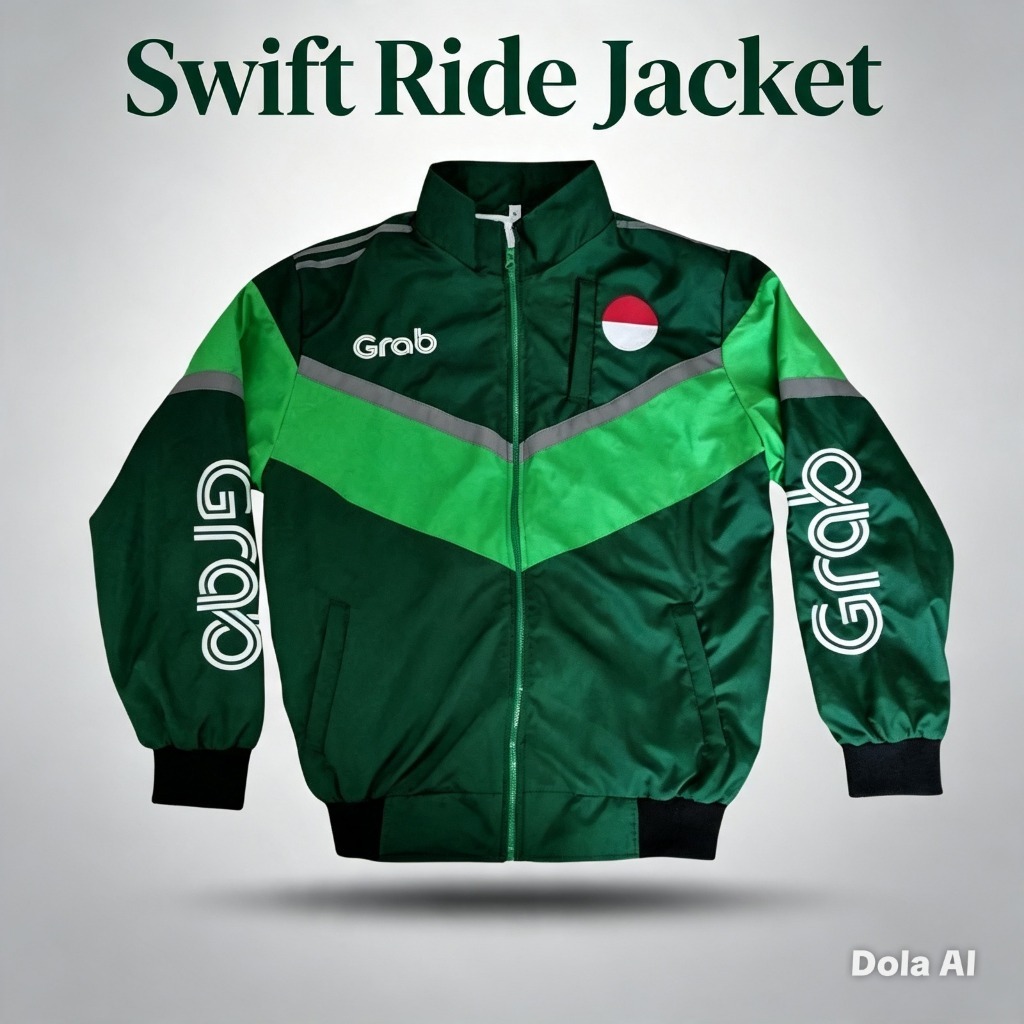 JAKET DRIVER TERBARU 2026/ JAKET GRB THAILAND TERLARIS/ JAKET OJOL TERBARU/ JAKET GRB HIJAU