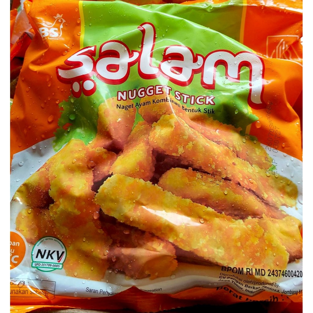 Nugget salam Stik Nugget Salam Hati 500gram