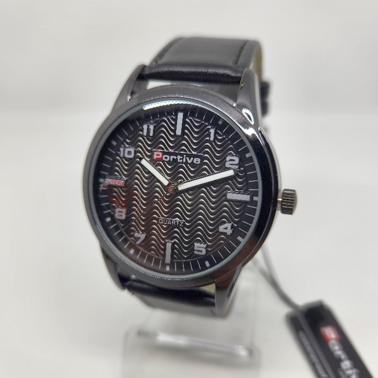 [DK] Jam tangan pria PORTIVE kulit sport anti air high quality P1531B P1533B P1535B