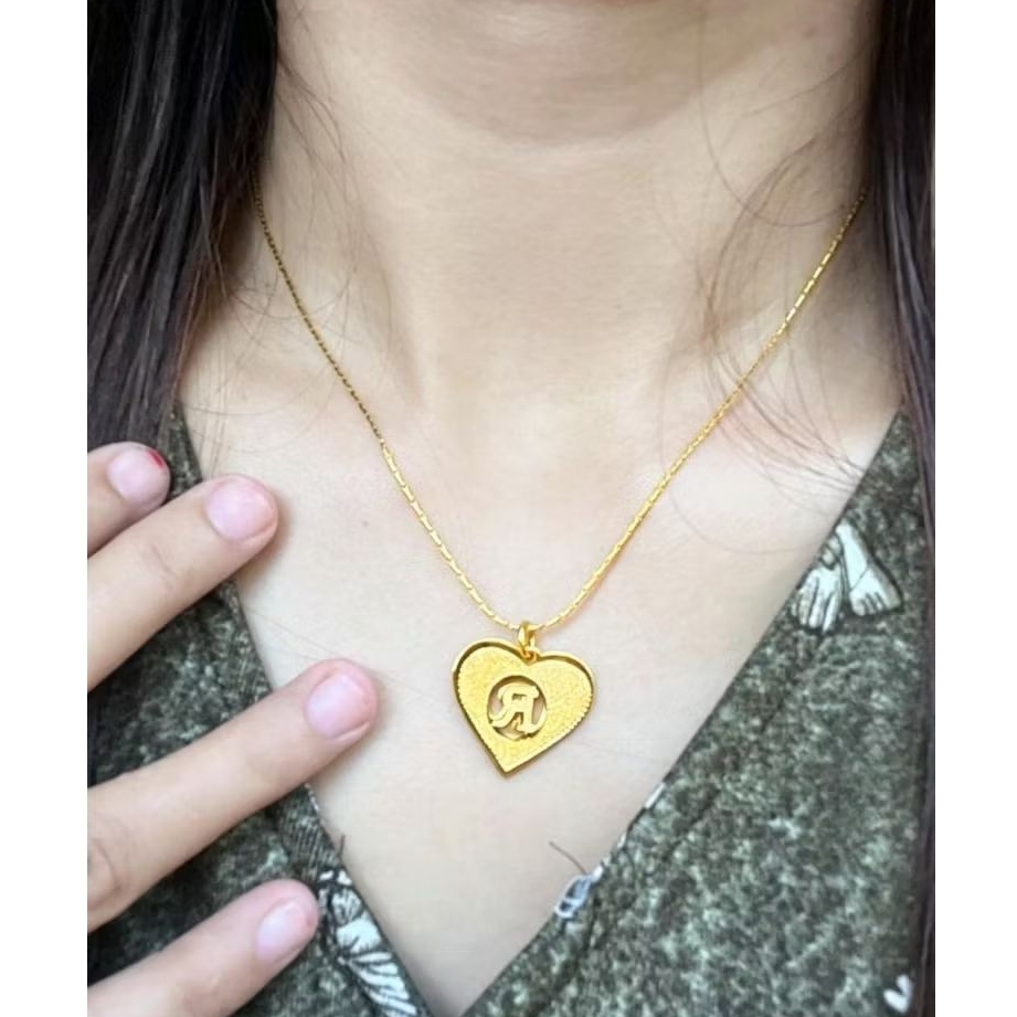 Kalung huruf Koin Mesin Liontin Love yaxiya terlaris MDD4