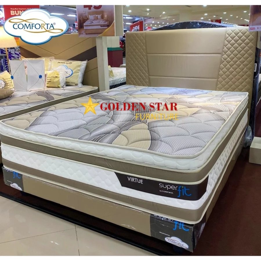 Kasur Springbed Comforta Superfit VIRTUE Pocket Spring Latex Touch ( Matras ONLY )
