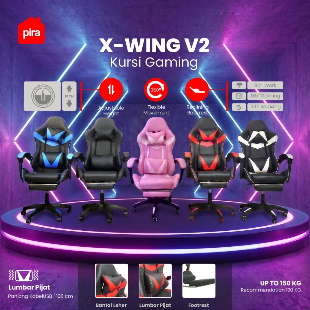 pira X-WING GC V2 Kursi Gaming