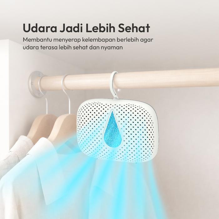 Kris Dehumidifier Mini 60 ml/hari 13 Watt - Putih