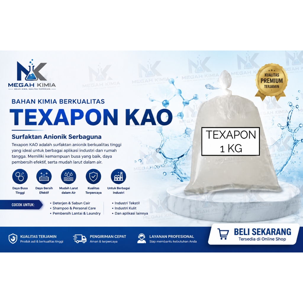 TEXAPON N70 KAO / EMAL 270N / BAHAN SABUN ASLI KAO