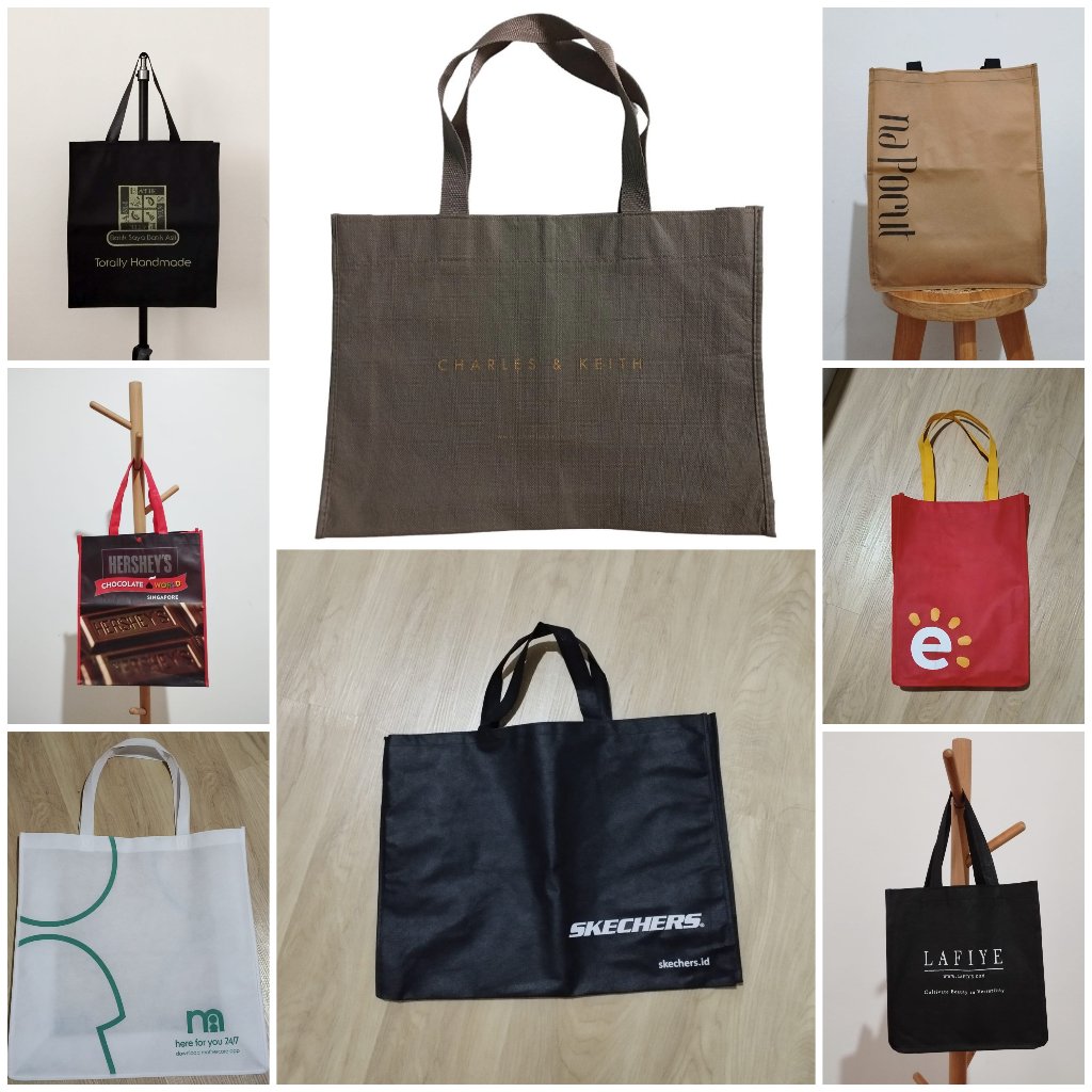 Spunbond Bag Batik Saya/CK/Erafone/Hershey's/Lafiye/Mothercare/Napocut/Skechers