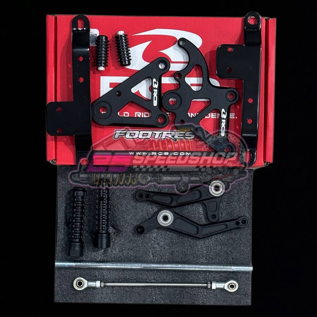 FOOTSTEP UNDERBONE MX KING RCB RACING BOY HITAM