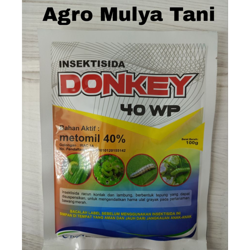 Insektisida donkey 40 wp (metomil 40%)