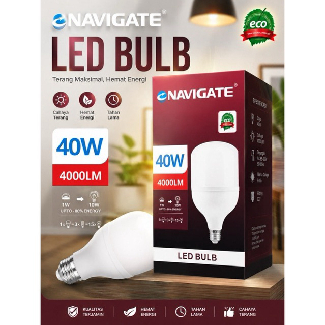 Lampu LED Navigate 40 Watt