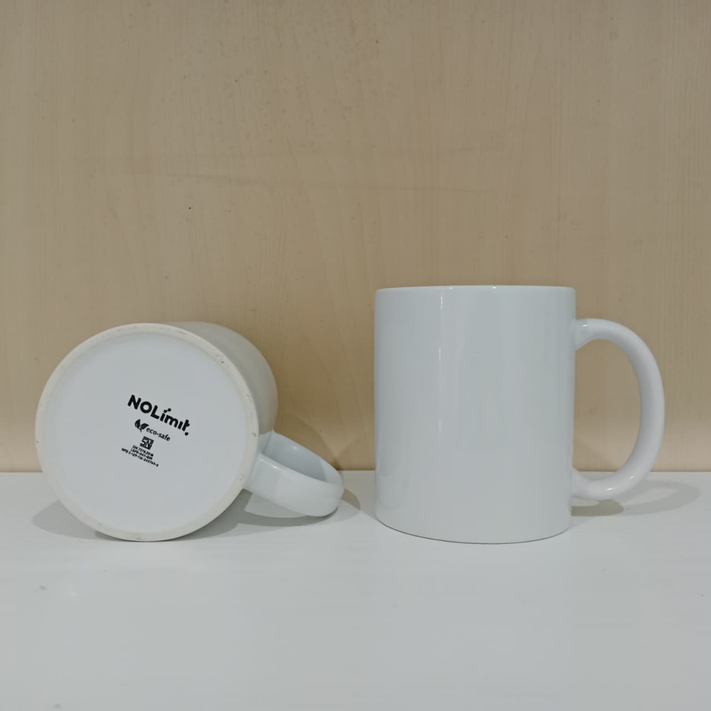 MUG POLOS COATING BAHAN KERAMIK / MUG POLOS COATING IMPORT SNI