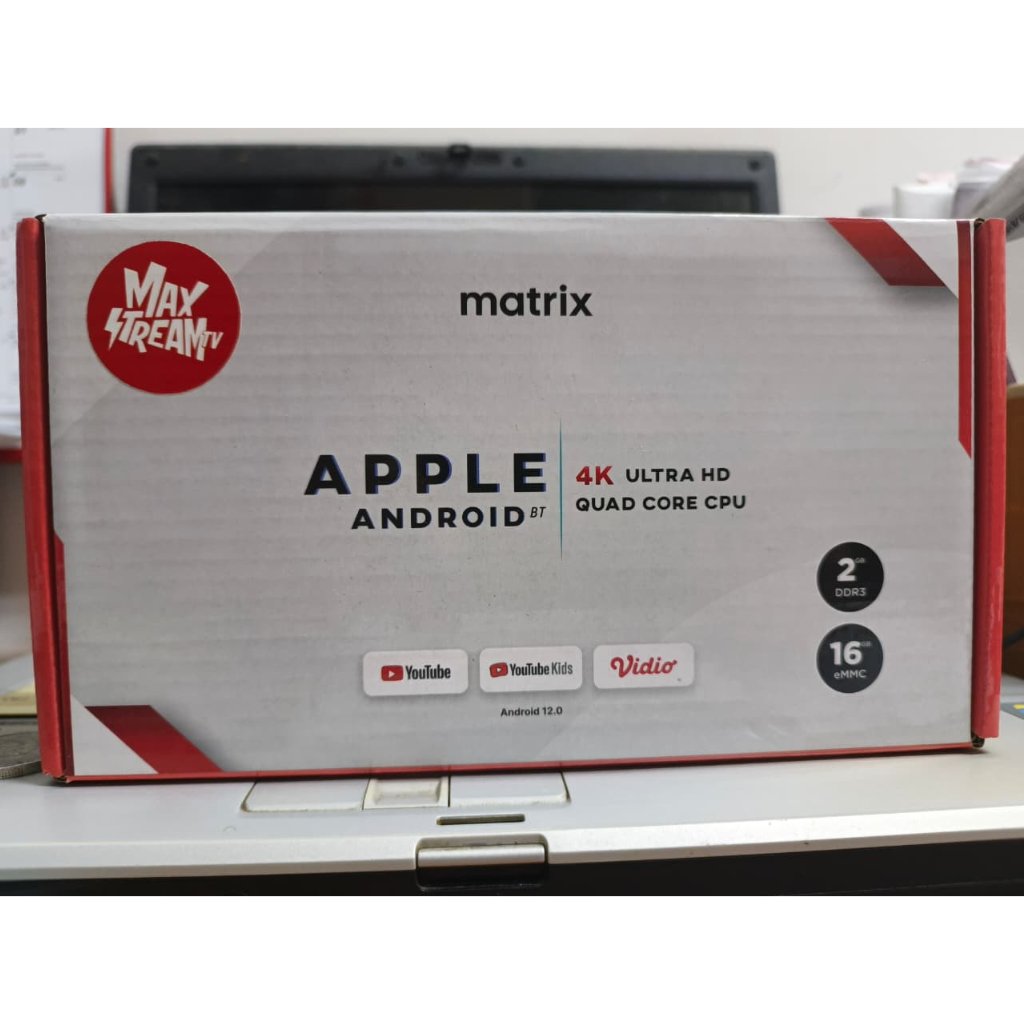 Matrix Apple Android TV Box Bluethooth - TV Box Android 12 | Ram 2gb