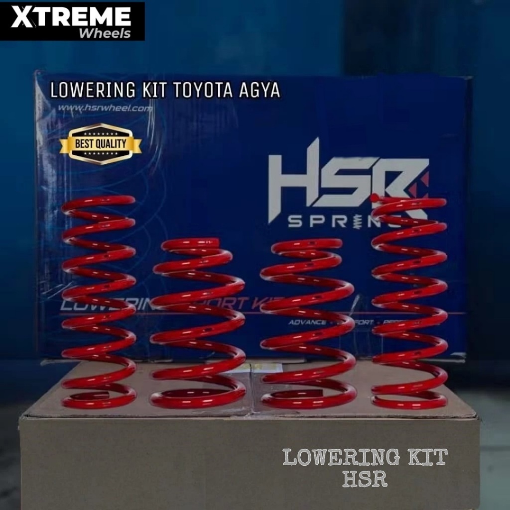 Lowering Kit Agya Depan Belakang HSR Wheels