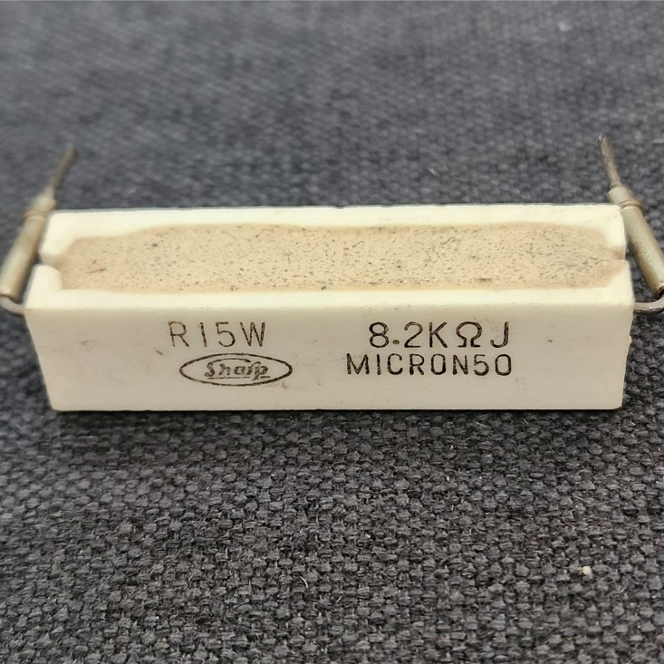 Resistor Keramik 15W 8.2K 8.2 Kilo Ohm - Harga per 1 Buah
