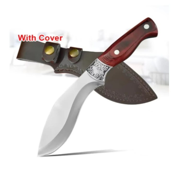 PISAU KUKRI KNIVE PISAU OUTDOOR RESCUE CAMPING SURVIVAL SAR