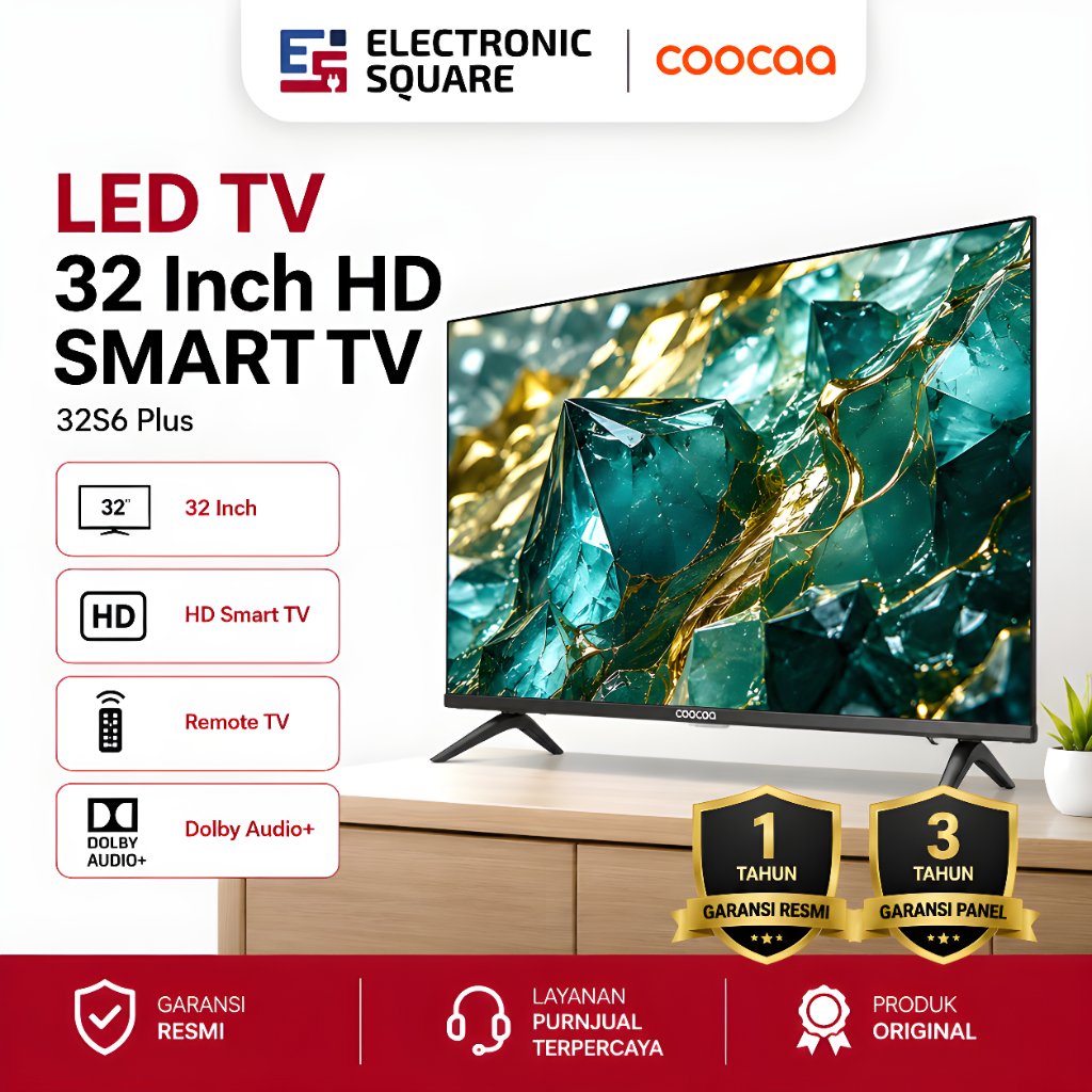 COOCAA 32S6+ 32 Inch Smart TV Remote LED TV