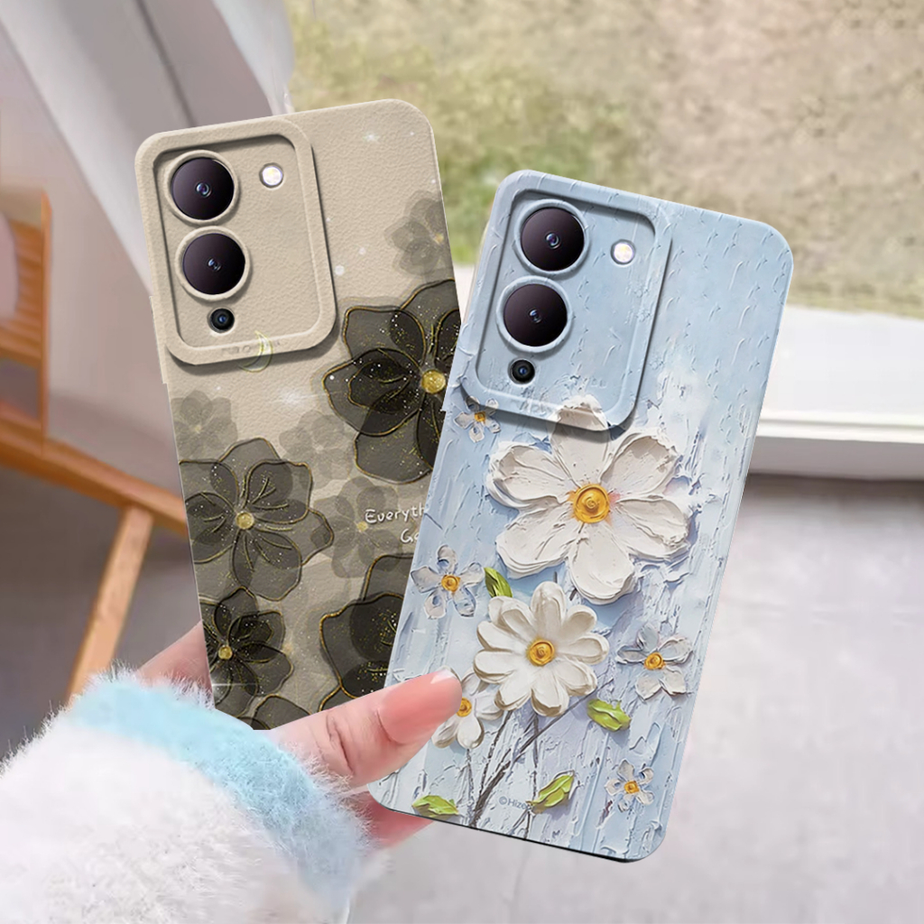 Softcase Compatible For Infinix Note 12 G96 - Note 12 Turbo G96 Case Bunga Kekinian Lentur