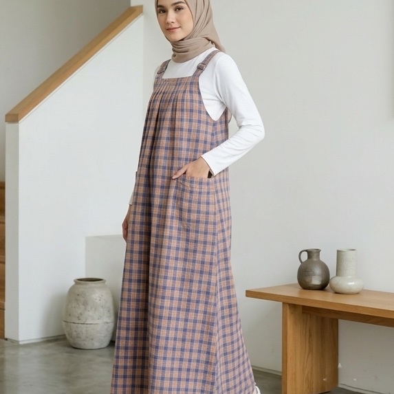 Overall 501 Flanell - Pasolex Overall Wanita