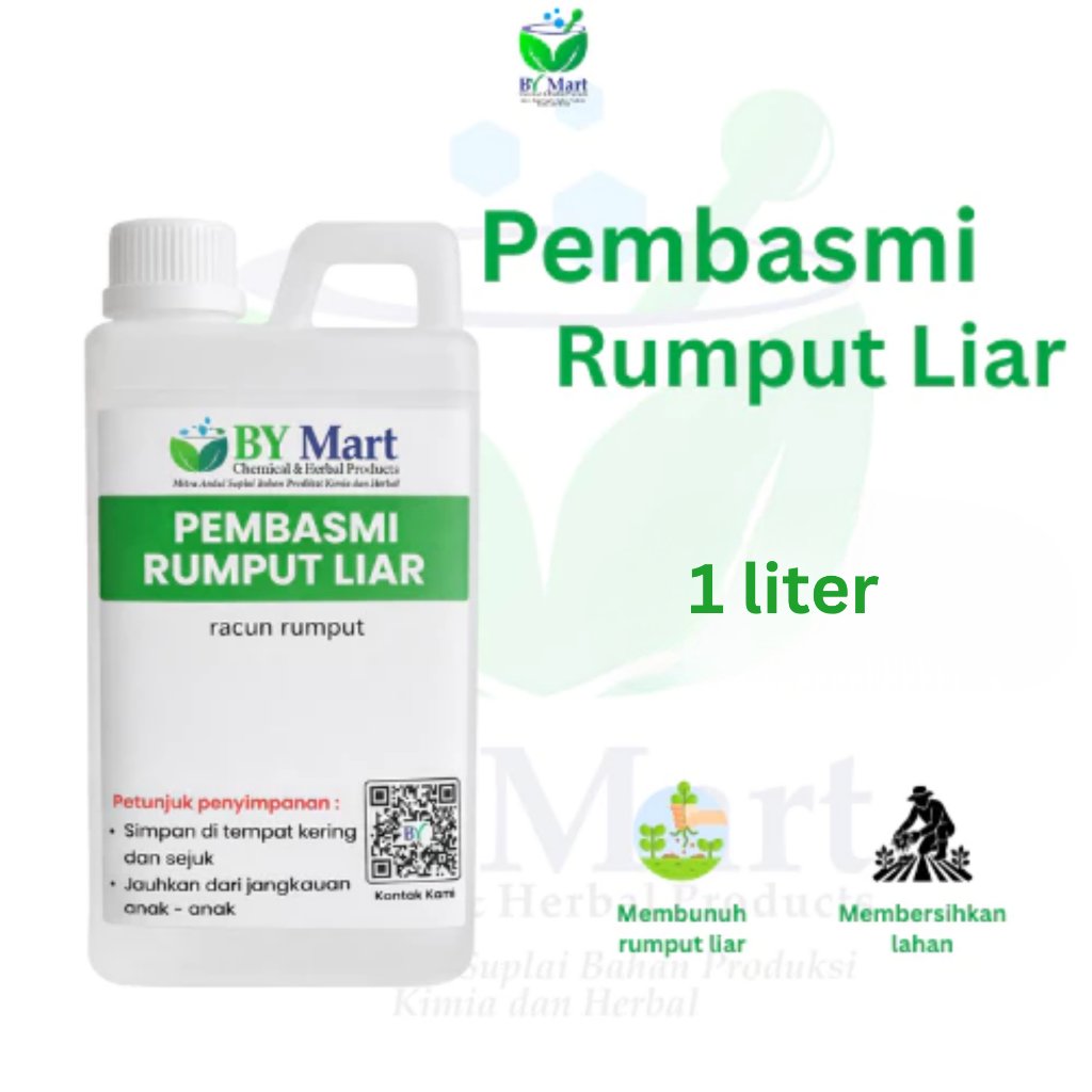 BY KIMIA & HERBAL - Pembasmi Rumput Liar / Racun Rumput / Obat Mematikan Rumput / Obat Rumput