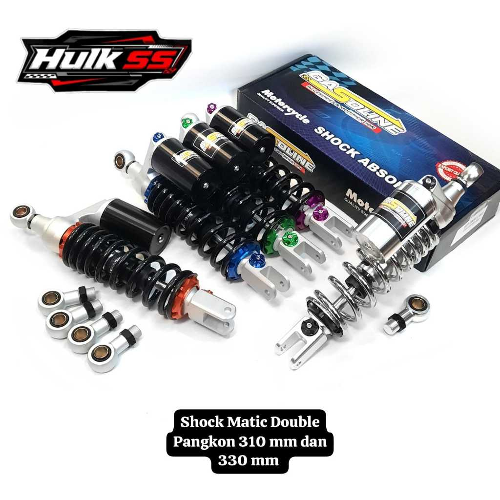 Shock Matic Mio Vario Double Pangkon 310 mm dan 330 mm Gasoline