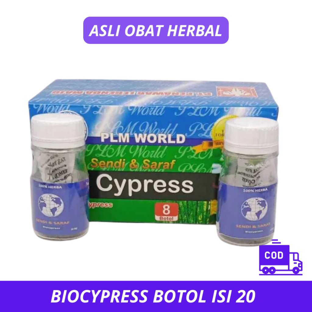 [Promo] Biocypress Isi 20 Butir PLM World Original - Ampuh Atasi Nyeri Sendi, Pinggang & Saraf Kejep