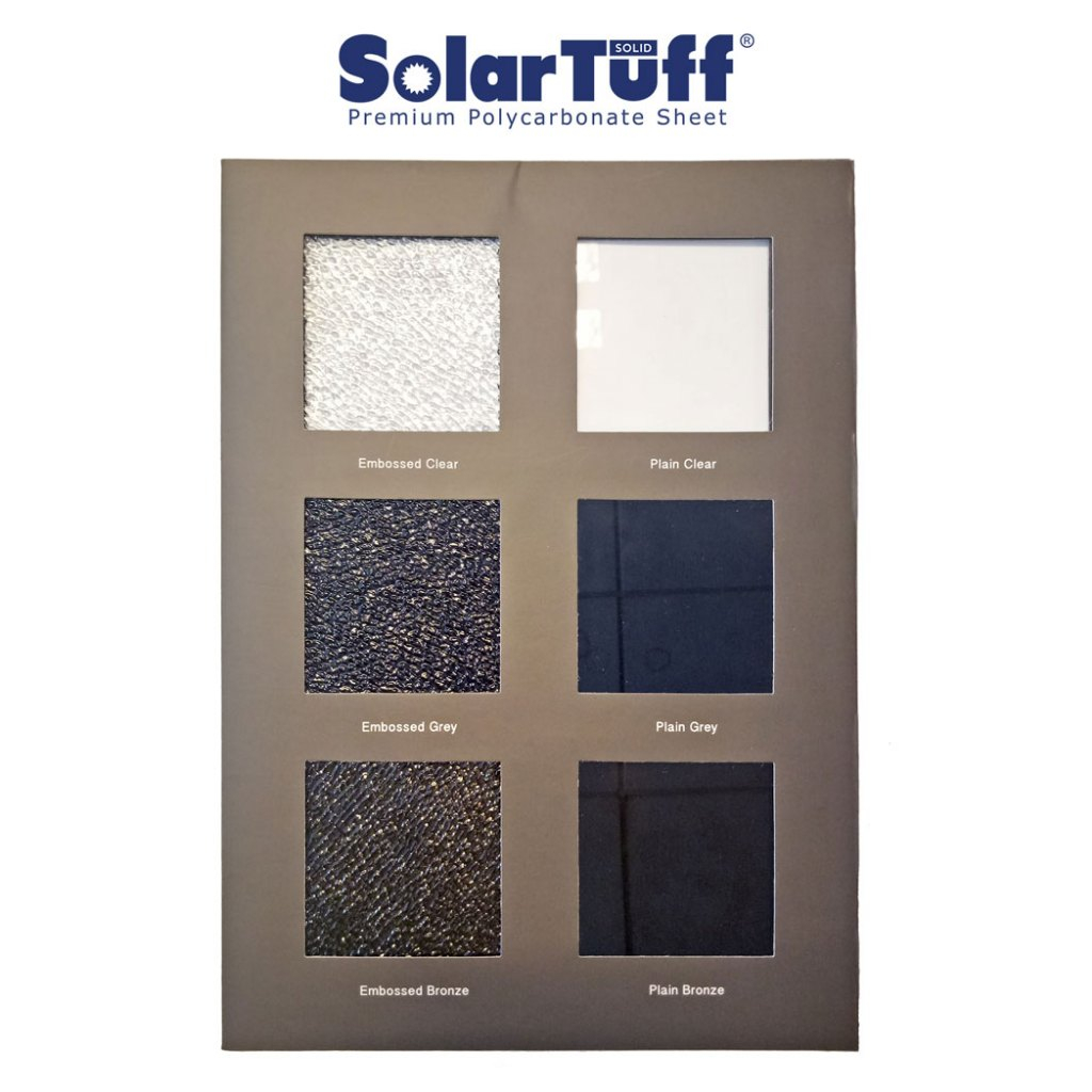 Atap SolarTuff 3mm SolarFlat Solid [ via JNE TRUCKING ] - Solar Tuff - Solar Flat