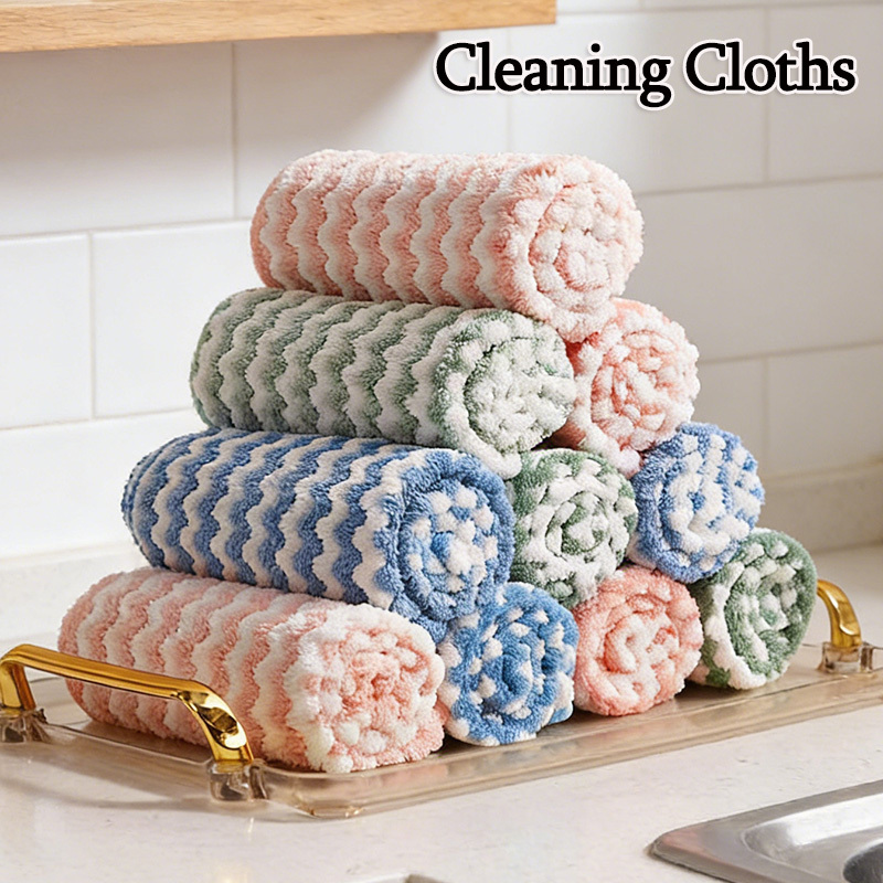 Kain Lap Dapur Microfiber Motif Kain Lap Kompor Anti Minyak