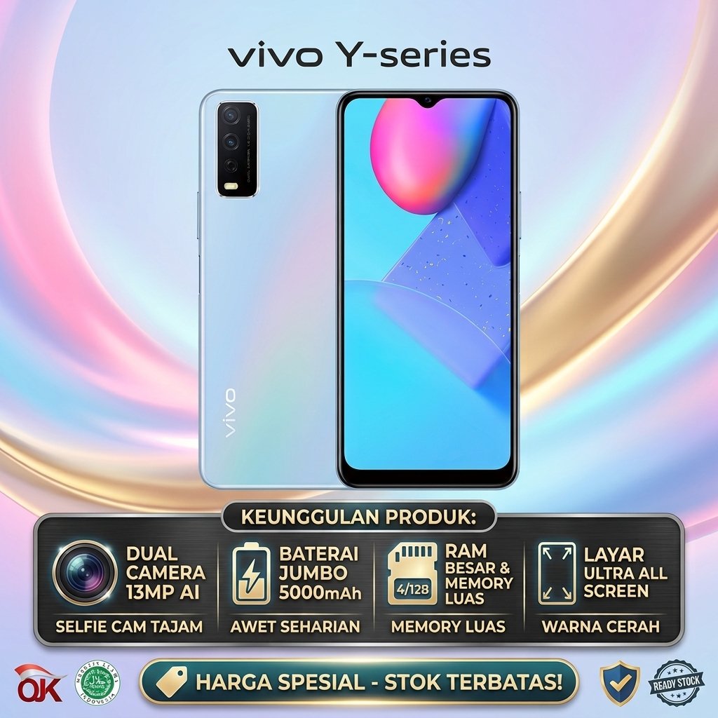 COD SMARTPHONE VIVO Y-SERIES | Y12S |  Y11 |  V9  | HP SECOND NORMAL SIAP PAKAI