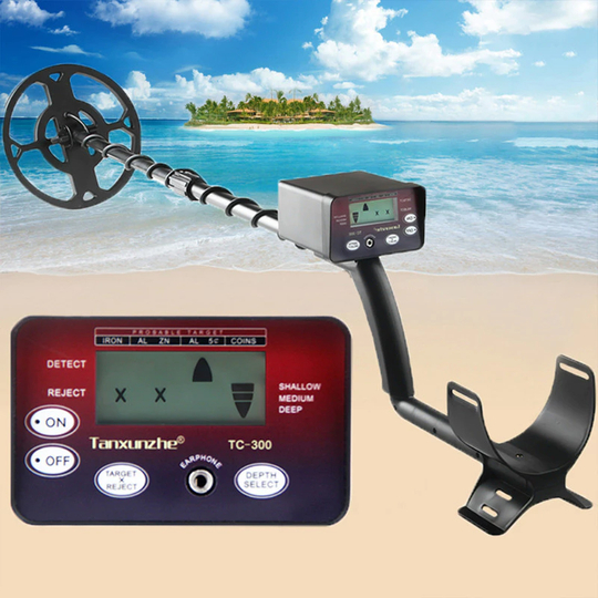 Alat Pendeteksi Logam Tanah / Detektor Emas Dan Nugget / Metal Detector TC-300