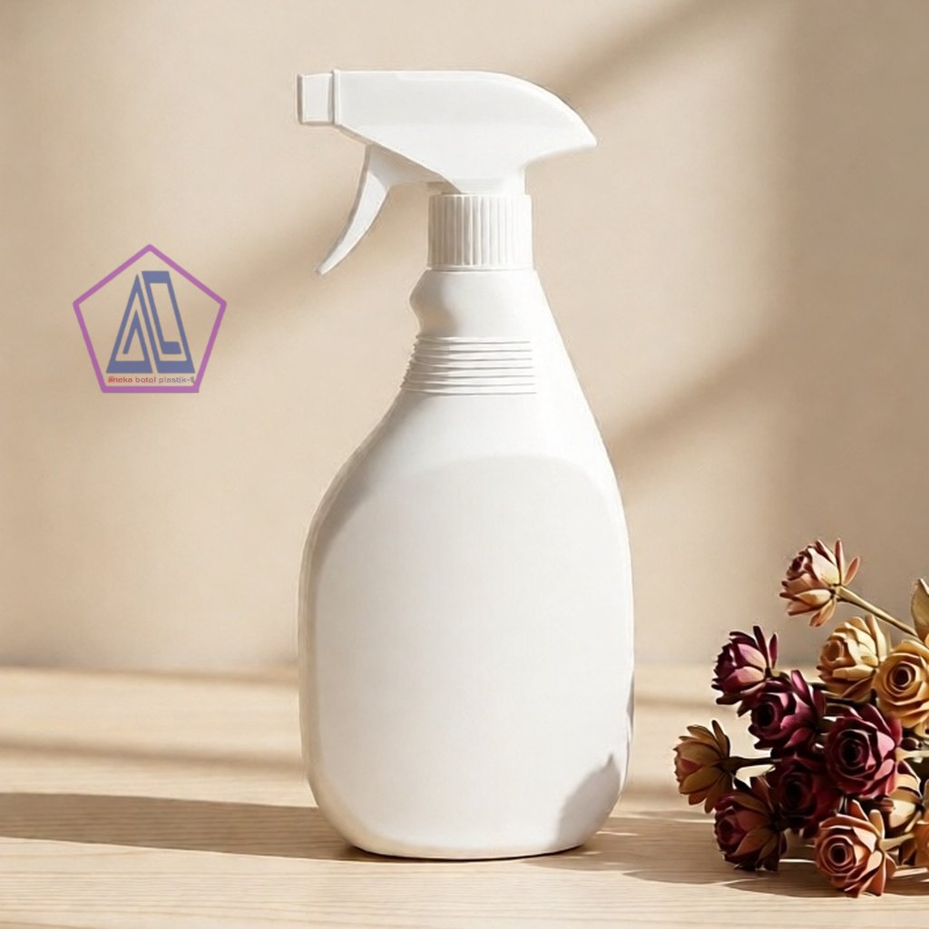 BOTOL KISPRAY 500ML HDPE PUTIH - BOTOL KOSONG 500 ML