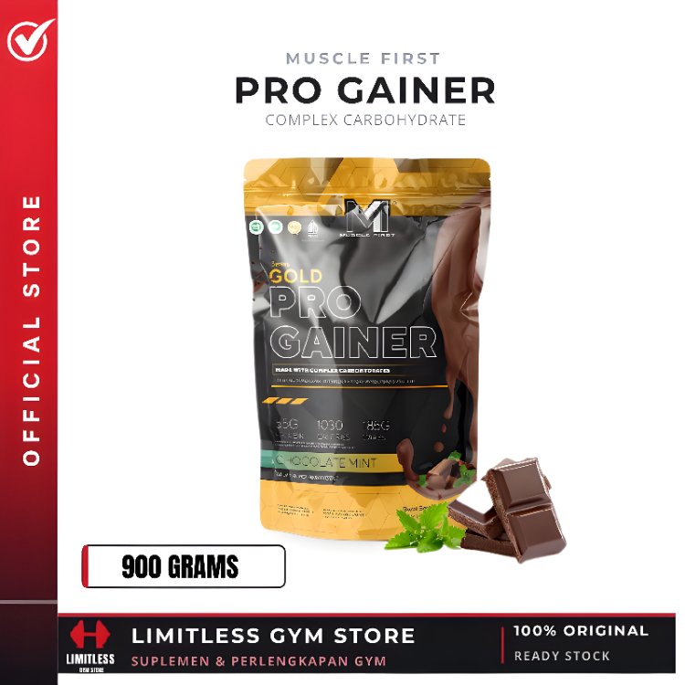 Muscle First GOLD PRO GAINER 2 Lbs BPOM HALAL Susu Penambah Berat Badan Pemula Fitness BPOM