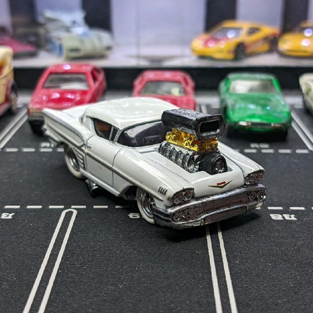 Muscle Machines 58 Impala Putih Loose Junk