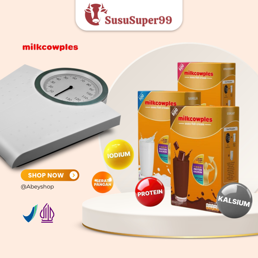 MILKCOWPLES | SUSU GEMUK BADAN 100% AMPUH 500gr BPOM