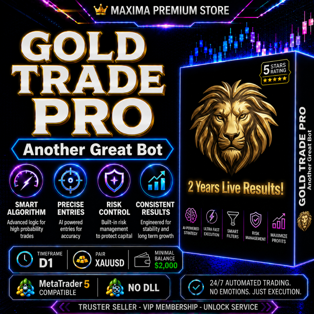 Robot Trading Gold Trade Pro v6.7 MT5, EA XAUUSD Timeframe Daily D1