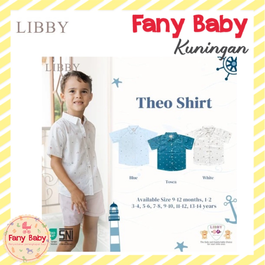 LIBBY THEO SHIRT PRINT | LIBBY KEMEJA KATUN MOTIF