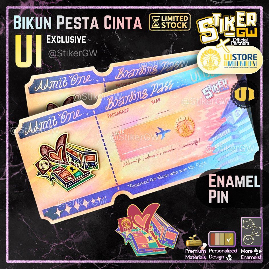 [BERIZIN RESMI] Enamel Bikun Pesta dan Cinta – Enamel UI - FH FPSI FISIP FIB FEB FT VOKASI FIA FMIPA