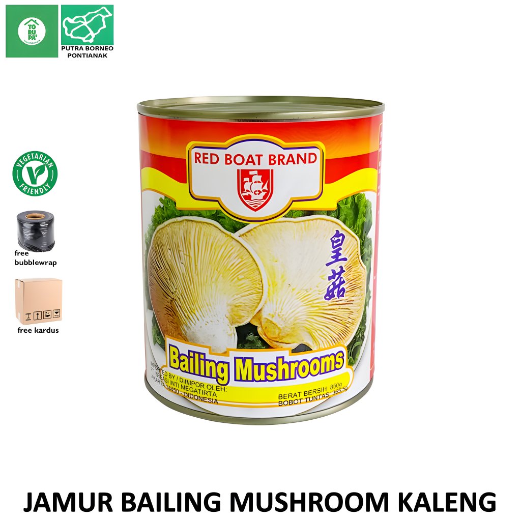 Jamur Tiram 825gr / Bailing Mushroom / Jamur Kaleng